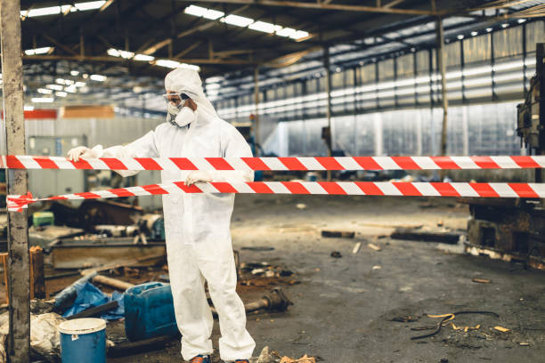 Professional Crime Scene Cleanup technician working in Egg Harbor City, NJ